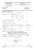 Đề thi thử tốt nghiệp THPT môn Toán năm 2025 - Sở GD&ĐT Thái Nguyên (Lần 1)