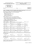 Đề thi giữa học kì 1 môn Toán lớp 10 năm 2024-2025 có đáp án - Trường PTDTNT Tỉnh Quảng Trị