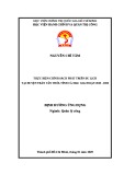 Đề án Tốt nghiệp: Thực hiện chính sách phát triển du lịch tại huyện Trần Văn Thời, tỉnh Cà Mau giai đoạn 2025 - 2030