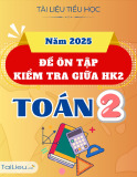 Bộ 5 đề ôn tập kiểm tra giữa học kì 2 môn Toán lớp 2 (Sách Cánh diều)