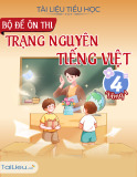 Bộ đề ôn thi Trạng nguyên Tiếng Việt lớp 4 - Vòng 1