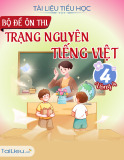 Bộ đề ôn thi Trạng nguyên Tiếng Việt lớp 4 - Vòng 4