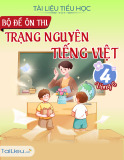 Bộ đề ôn thi Trạng nguyên Tiếng Việt lớp 4 - Vòng 5