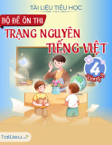 Bộ đề ôn thi Trạng nguyên Tiếng Việt lớp 4 - Vòng 8