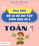 Bộ 19 đề ôn tập kiểm tra cuối học kì 2 môn Toán lớp 1