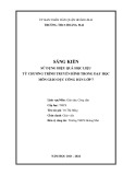 Sáng kiến kinh nghiệm THCS: Sử dụng hiệu quả học liệu từ chương trình truyền hình trong dạy học môn Giáo dục công dân lớp 7