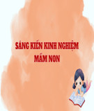 Sáng kiến kinh nghiệm Mầm non: Một số biện pháp tổ chức hiệu quả các hoạt động trải nghiệm cho trẻ 4-5 tuổi