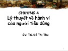 Bài giảng Kinh tế vi mô: Chương 4 - TS. Đỗ Thị Thu