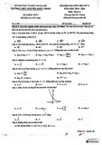 Đề thi giữa học kì 2 môn Toán lớp 11 năm 2024-2025 có đáp án - Trường THPT Nguyễn Quốc Trinh, Hà Nội