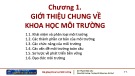 Bài giảng Khoa học môi trường: Chương 1 - Phạm Khắc Liệu