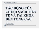 Bài giảng Các nguyên lý kinh tế vĩ mô: Chương 11 - TS. Hà Thúc Huân