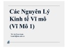 Bài giảng Các nguyên lý kinh tế vĩ mô: Chương 1 - TS. Hà Thúc Huân