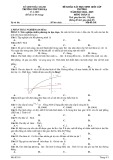 Đề thi học sinh giỏi cấp trường môn Toán lớp 11 năm 2024-2025 - Trường THPT Bố Hạ, Bắc Giang