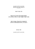 Đề án Thạc sĩ Quản lý kinh tế: Quản lý cung ứng hàng hoá của Tổng công ty Bưu điện Việt Nam