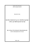 Đề án Thạc sĩ Quản trị kinh doanh: Trưởng thành số tại các trường đại học công lập trên địa bàn Hà Nội