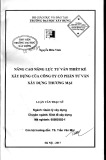 Luận văn Thạc sĩ Quản lý xây dựng: Nâng cao năng lực tư vấn thiết kế xây dựng của công ty cổ phần tư vấn xây dựng thương mại