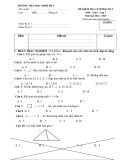 Đề thi học kì 1 môn Toán lớp 1 năm 2024-2025 có đáp án - Trường Tiểu học Minh Đức