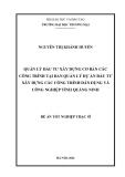 Đề án Tốt nghiệp Thạc sĩ: Quản lý đầu tư xây dựng cơ bản các công trình tại Ban Quản lý Dự án Đầu tư Xây dựng các công trình Dân dụng và Công nghiệp tỉnh Quảng Ninh