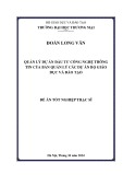 Đề án Tốt nghiệp Thạc sĩ: Quản lý dự án đầu tư công nghệ thông tin của Ban Quản lý các dự án Bộ Giáo dục và Đào tạo