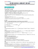 Toán 10 (Cánh diều) - Ôn tập chương 1: Mệnh đề - tập hợp