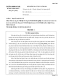 Bài kiểm tra tư duy năm 2020 (Mã đề 101) - Trường ĐHBK Hà Nội