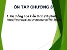 Bài giảng Sinh học 12: Ôn tập Chương 8 (Sách Chân trời sáng tạo)