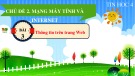 Bài giảng Tin học 4 - Bài 3: Thông tin trên trang Web (Sách Kết nối tri thức)