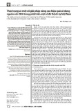Thực trạng và một số giải pháp nâng cao hiệu quả sử dụng nguồn vốn ODA trong phát triển một số đô thị lớn tại Việt Nam