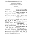 Formative assessment in English language classes