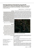 Thành lập lưới khống chế trắc địa bằng công nghệ GPS trong thiết kế, thi công tuyến đường giao thông vùng trung du