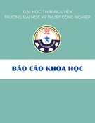Báo cáo tổng kết đề tài khoa học và công nghệ cấp trường: Nghiên cứu ảnh hưởng của các thông số công nghệ tới mòn dụng cụ và nhám bề mặt khi tiện cứng các bề mặt gián đoạn