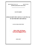 Luận văn Thạc sĩ Kiến trúc: Đánh giá kiến trúc chung cư cao tầng tại Hà Nội theo điều kiện khí hậu
