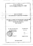 Báo cáo tổng kết đề tài khoa học và công nghệ cấp trường: Tổng hợp và nghiên cứu tính chất phức chất hỗn hợp phối tử salixylic và 2,2'- dipyridyl N,N' - dioxit của nguyên tố Nd, Sm, Eu