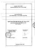 Báo cáo tổng kết đề tài khoa học và công nghệ cấp trường: Nghiên cứu các biện pháp tăng năng suất và giảm chi phí quá trình mài phẳng thép SKD11 qua tôi