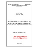 Luận văn Thạc sĩ Kiến trúc: Bảo tồn, tôn tạo và phát huy giá trị di tích lịch sử văn hóa chùa Thổ Hà (Địa điểm: Xã Vân Hà  huyện Việt Yên - tỉnh Bắc Biang)