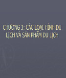 Bài giảng Tổng quan du lịch: Chương 3 - Các loại hình du lịch và sản phẩm du lịch
