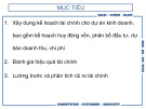 Bài giảng Khởi nghiệp kinh doanh: Chương 6 - Nguồn vốn và kế hoạch tài chính