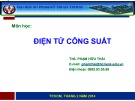 Bài giảng Điện tử công suất: Chương 2 - ThS. Phạm Hữu Thái