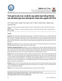 Tính giá trị cấu trúc và độ tin cậy phiên bản tiếng Việt bộ câu hỏi đánh giá mức độ hợp tác nhóm liên ngành AITCS II