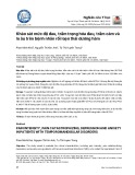 Khảo sát mức độ đau, trầm trọng hóa đau, trầm cảm và lo âu trên bệnh nhân rối loạn thái dương hàm