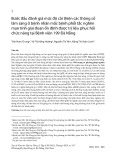 Bước đầu đánh giá mức độ cải thiện các thông số lâm sàng ở bệnh nhân mắc bệnh phổi tắc nghẽn mạn tính giai đoạn ổn định được trị liệu phục hồi chức năng tại Bệnh viện 199 Đà Nẵng