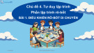 Bài giảng Hành trang công dân số lớp 4 - Chủ đề 4, Bài 1: Điều khiển rô-bốt di chuyển