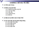 Bài giảng Nguyên lý truyền thông - Chương 2: Số hóa tín hiệu