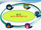 Bài giảng Khoa học tự nhiên 8 - Bài 39: Quần thể sinh vật