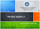 Bài giảng Tin học quản lý: Chương 2 - Nguyễn Hưng Long