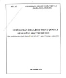 Tài liệu hướng chẩn đoán, điều trị và quản lý bệnh võng mạc trẻ đẻ non