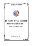 Đề cương ôn tập học kì 2 môn Giáo dục KT và PL lớp 11 năm 2024-2025 - Trường THPT An Khánh