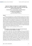 Khảo sát thông tin trình tự và thiết kế mồi PCR cho các gen liên quan đến con đường sinh tổng hợp chất gây đắng ở dưa leo