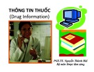 Bài giảng Thông tin thuốc (Drug Information) - PGS.TS. Nguyễn Thành Hải