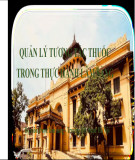 Bài giảng Quản lý tương tác thuốc trong thực hành lâm sàng